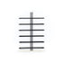 BLAZE WINE RACK-MATTE BLACK