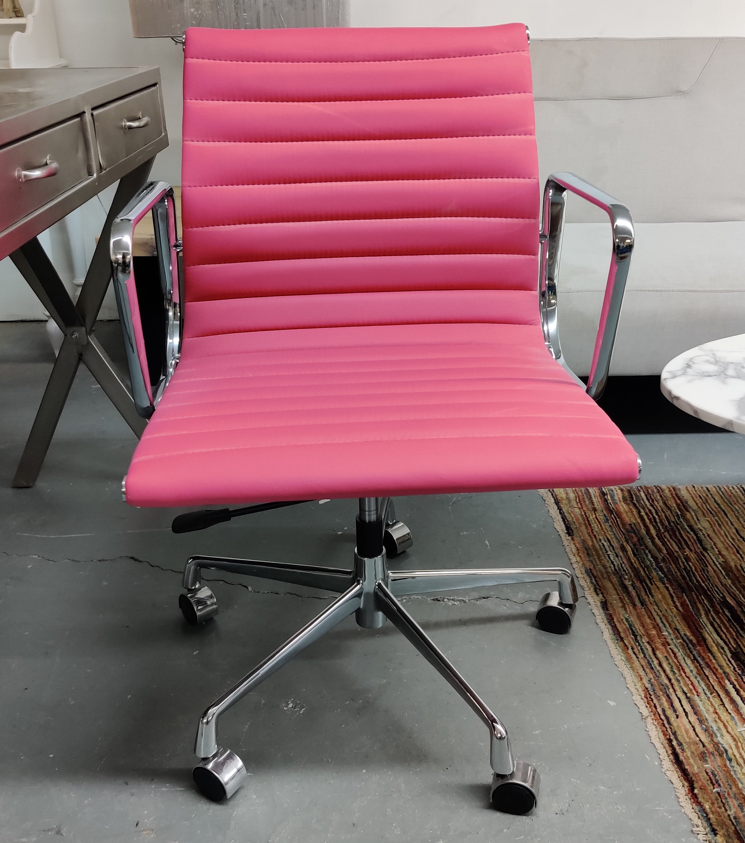 Desk Chair Little Pink Chair Ergonomic Chair Bright Pink Desk