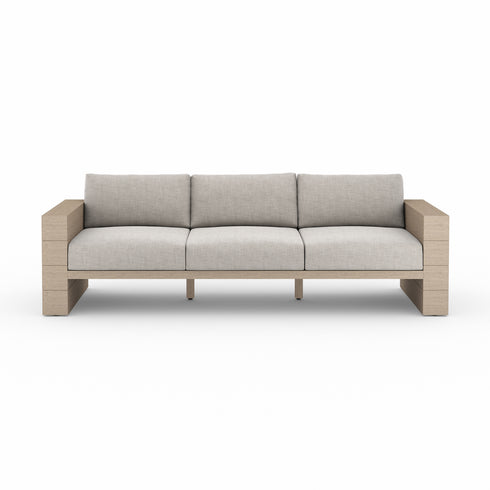 Leroy Outdoor Sofa, Washed Brown