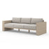 Leroy Outdoor Sofa, Washed Brown