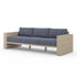 Leroy Outdoor Sofa, Washed Brown