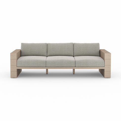 Leroy Outdoor Sofa, Washed Brown