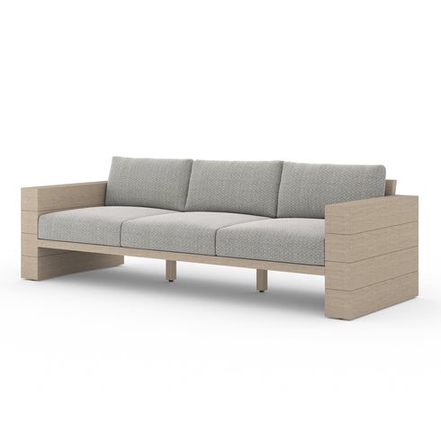 Leroy Outdoor Sofa, Washed Brown