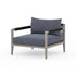 SHERWOOD OUTDOOR CHAIR , WEATHERED GREY
