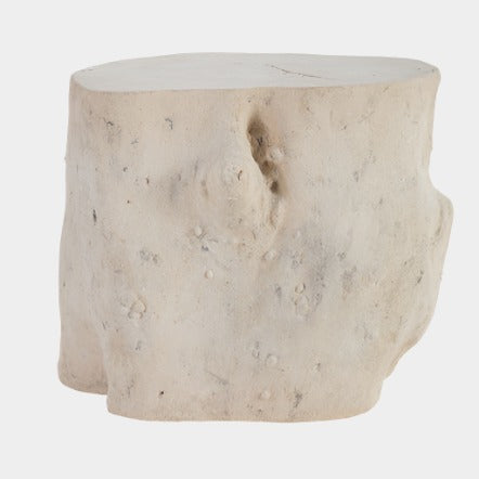 Log Large Roman Stone Stool