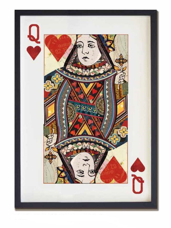 Playing Card Queen of Hearts