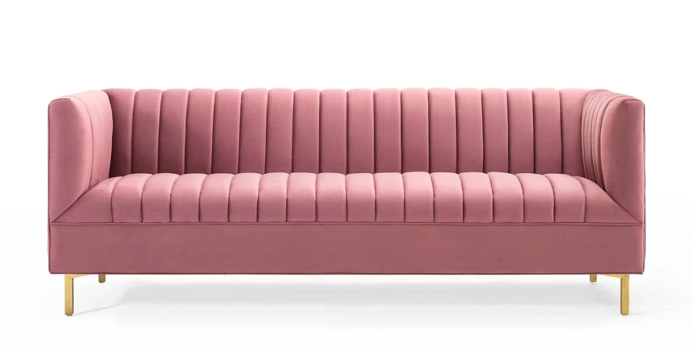 Huille Velvet Sofa