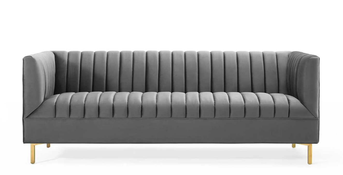 Huille Velvet Sofa