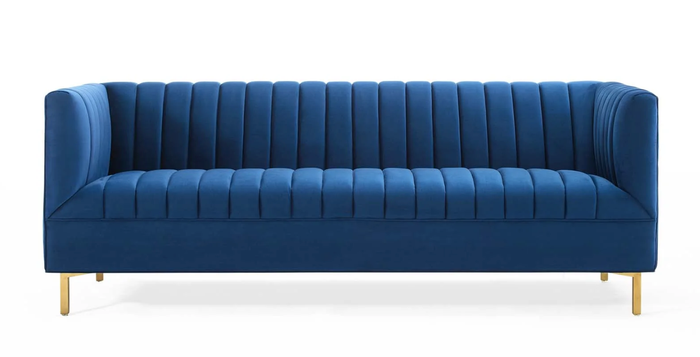 Huille Velvet Sofa