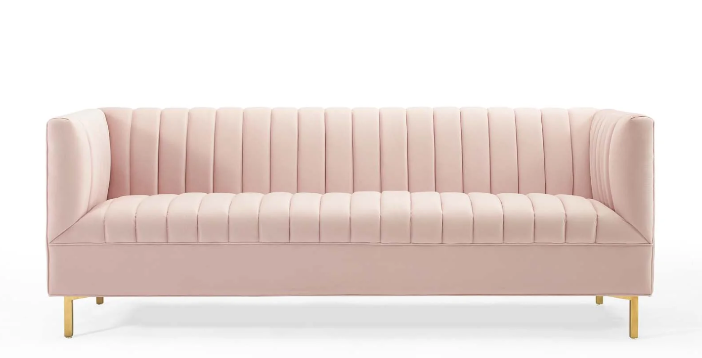 Huille Velvet Sofa