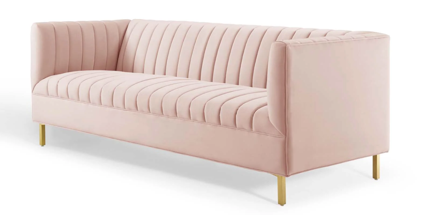 Huille Velvet Sofa