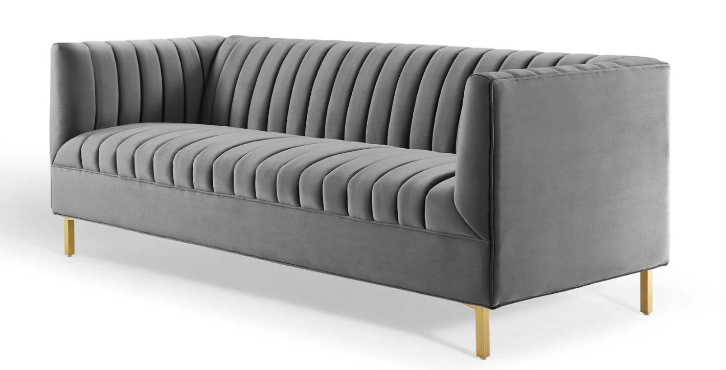 Huille Velvet Sofa