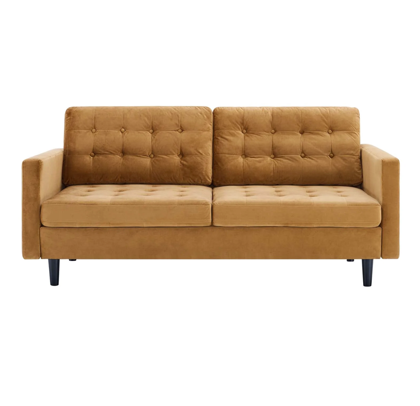 Reverentia Tufted Performance Velvet Sofa