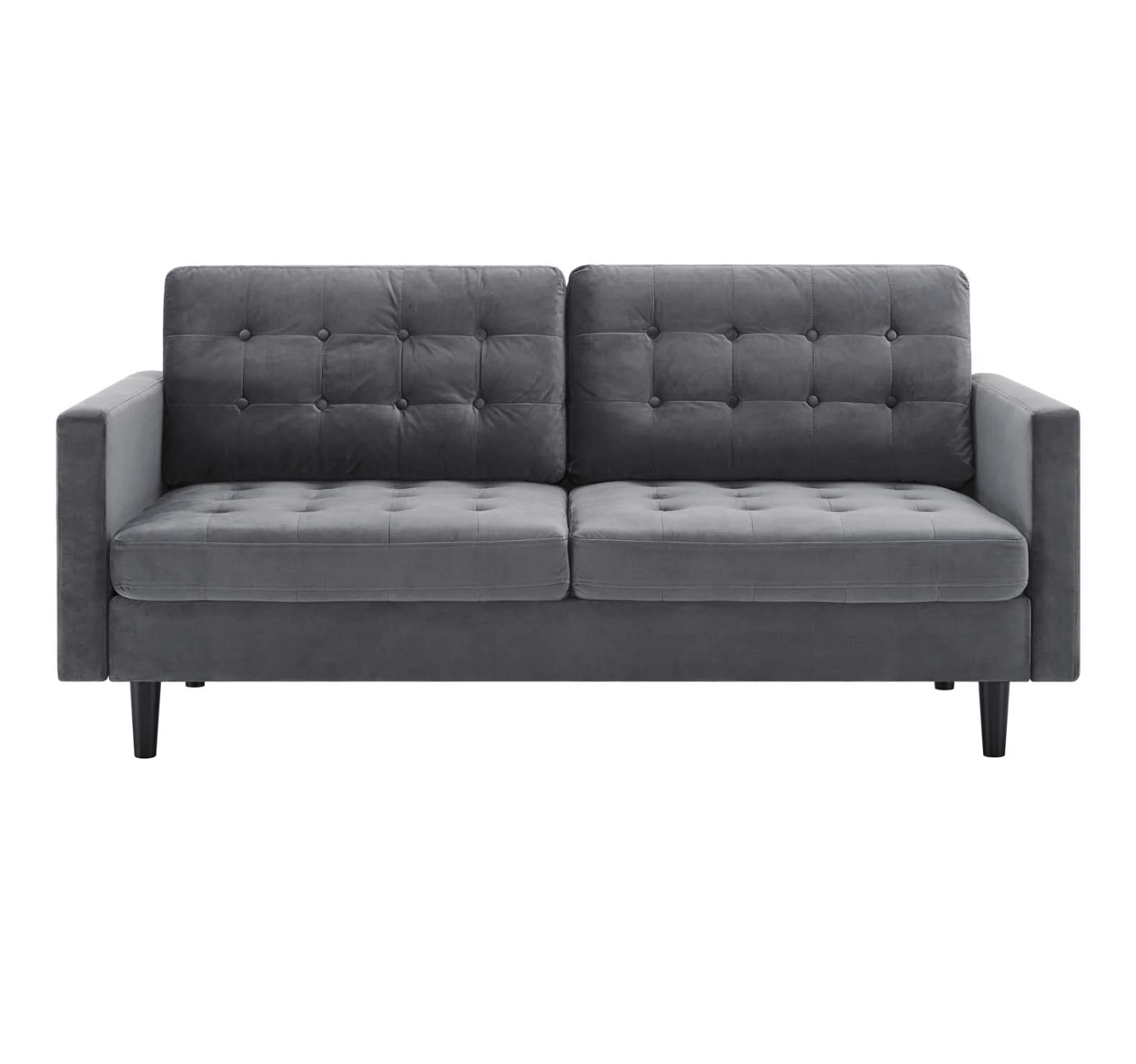 Reverentia Tufted Performance Velvet Sofa