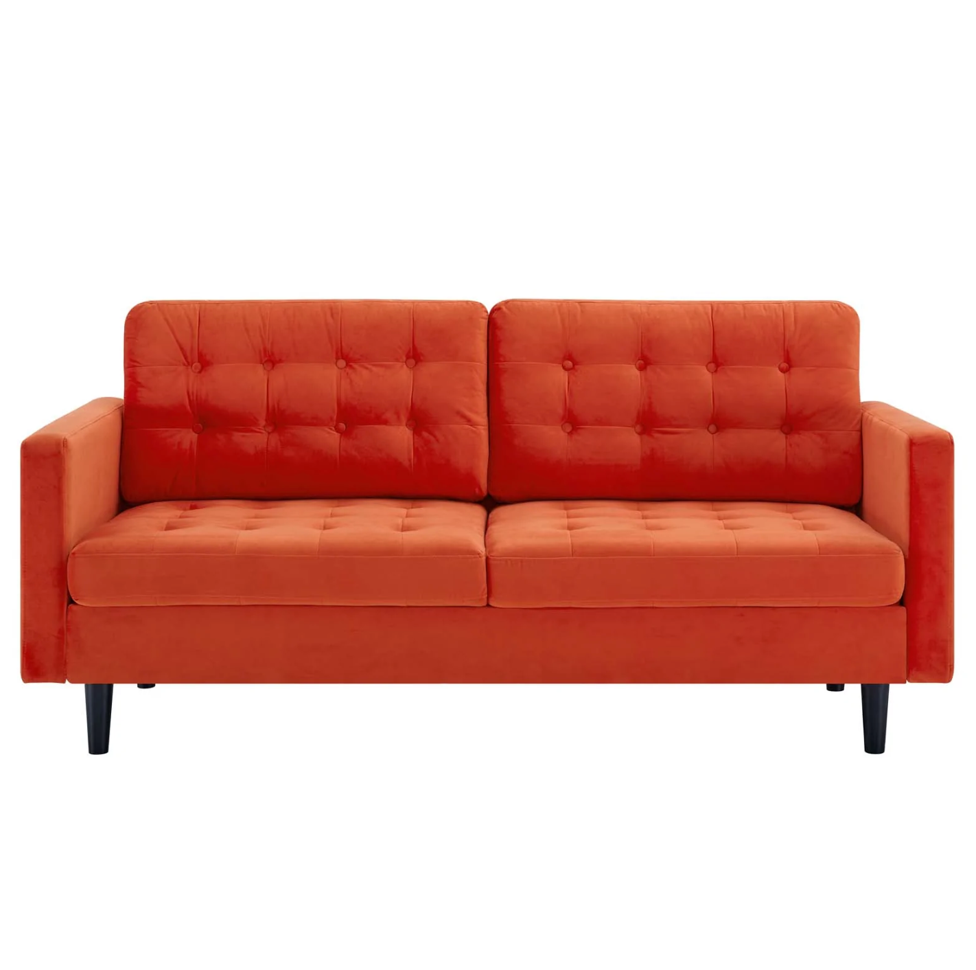 Reverentia Tufted Performance Velvet Sofa