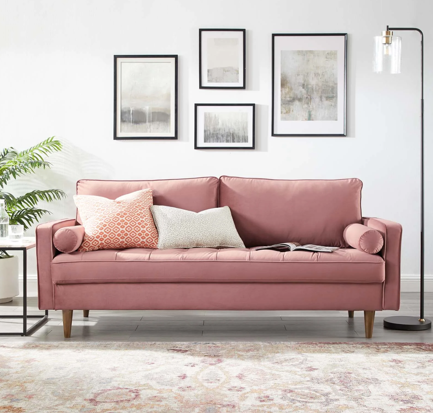 Vanessa Velvet Sofa