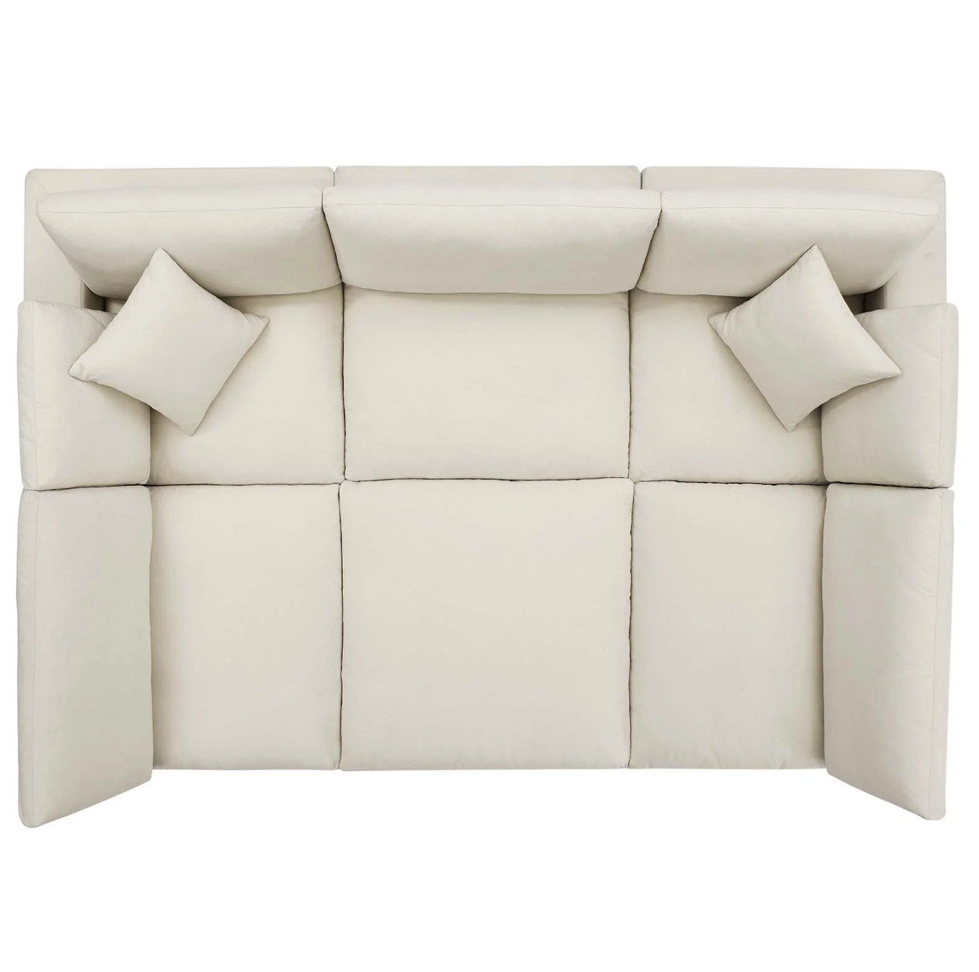 Xena Overstuffed Sectional Sofa