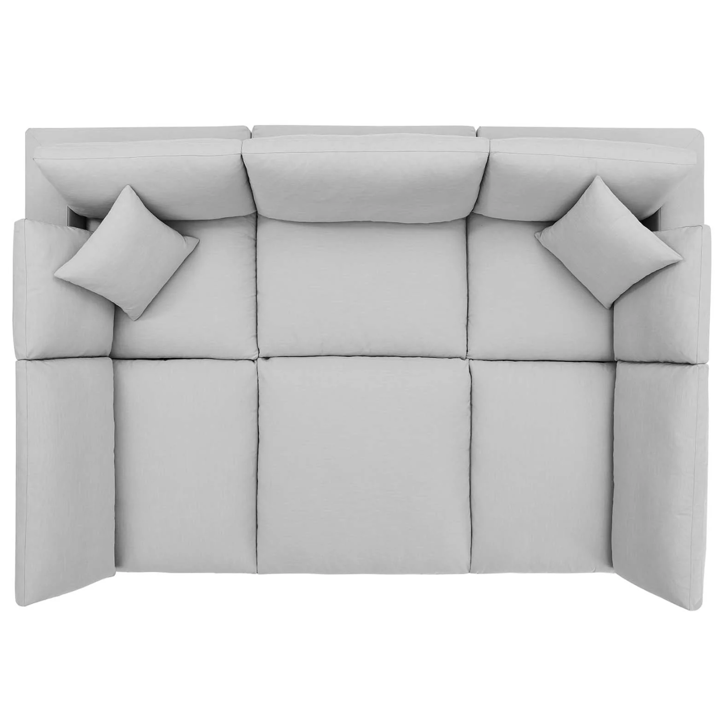 Xena Overstuffed Sectional Sofa