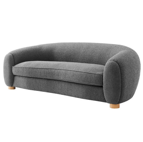 Profuse Boucle Fabric Sofa