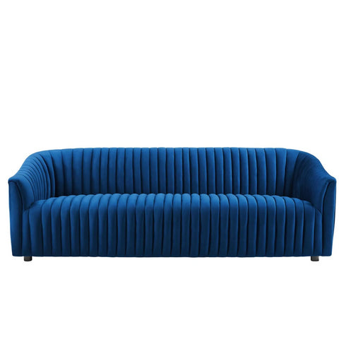 Alpha Velvet Tufted Sofa