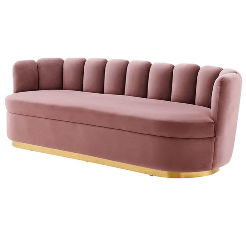 Vicci Tufted Velvet Sofa