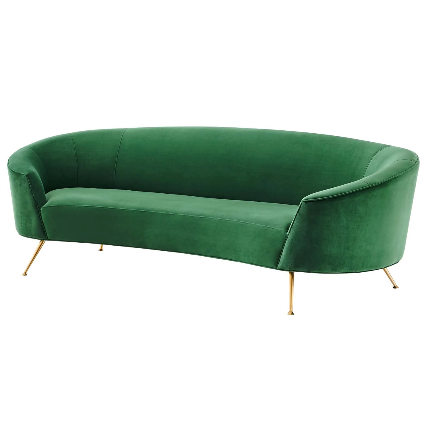 October Upholstered Velvet Sofa