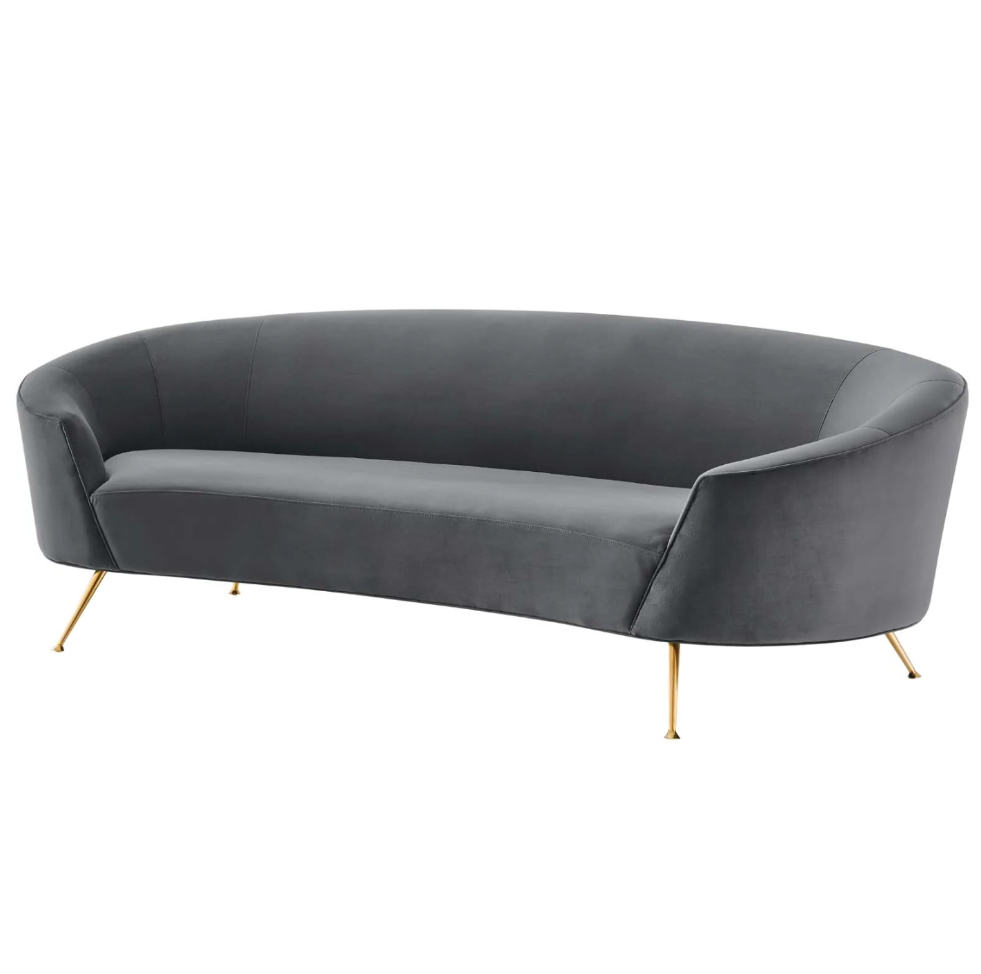 October Upholstered Velvet Sofa