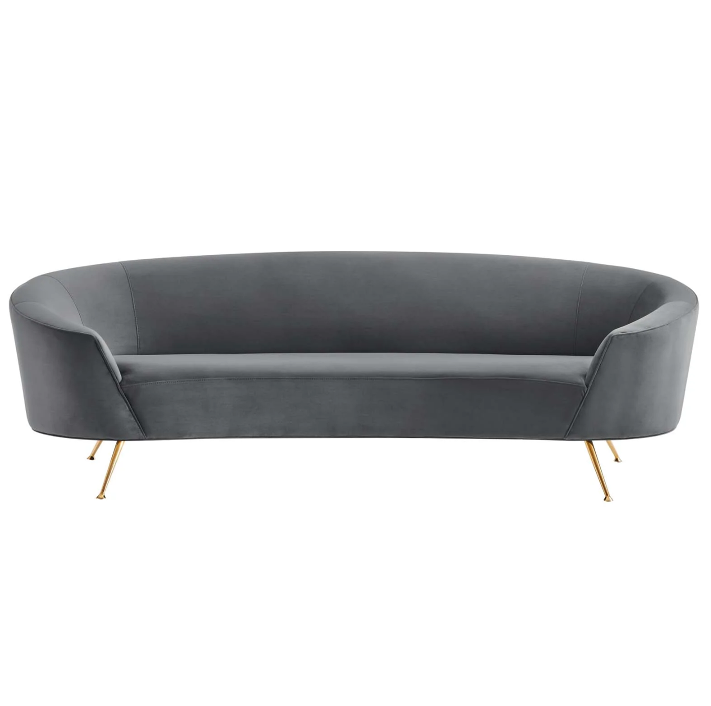 October Upholstered Velvet Sofa