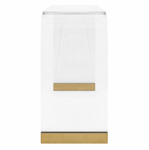 Acrylic Gold Console Table