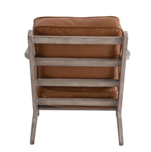 Yale Arm Chair - Caramel Tan Leather