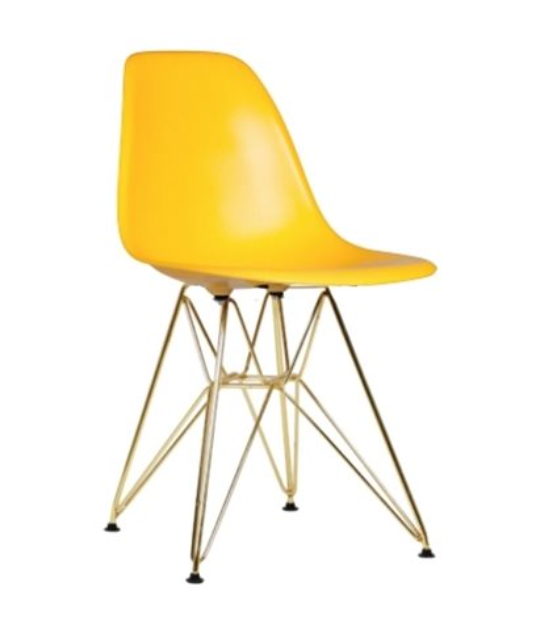 Eiffel Dining Chair Gold Legs HCD Furniture Toronto