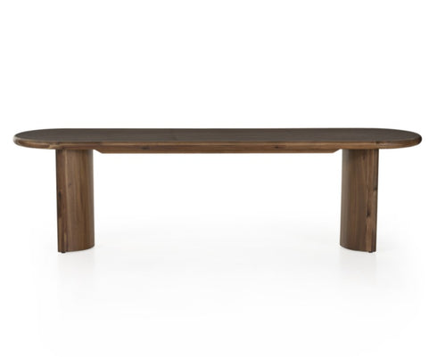 PADEN DINING BENCH-SEASONED BROWN ACACIA