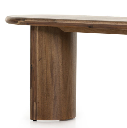 PADEN DINING BENCH-SEASONED BROWN ACACIA