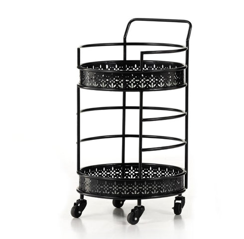 VALE BAR CART-WORN BLACK