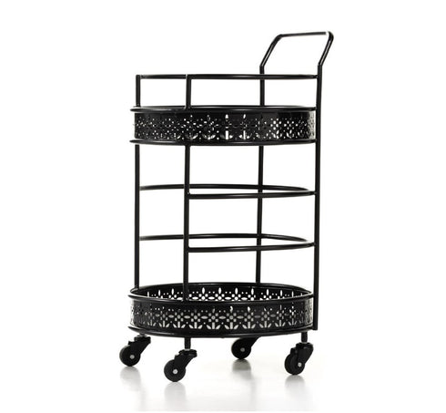 VALE BAR CART-WORN BLACK
