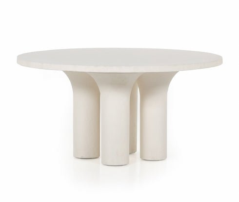 Parra Round Dining Table-Plaster Molded