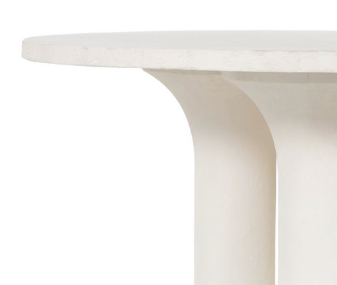 Parra Round Dining Table-Plaster Molded