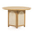 Allegra Dining Table-Honey Oak Veneer
