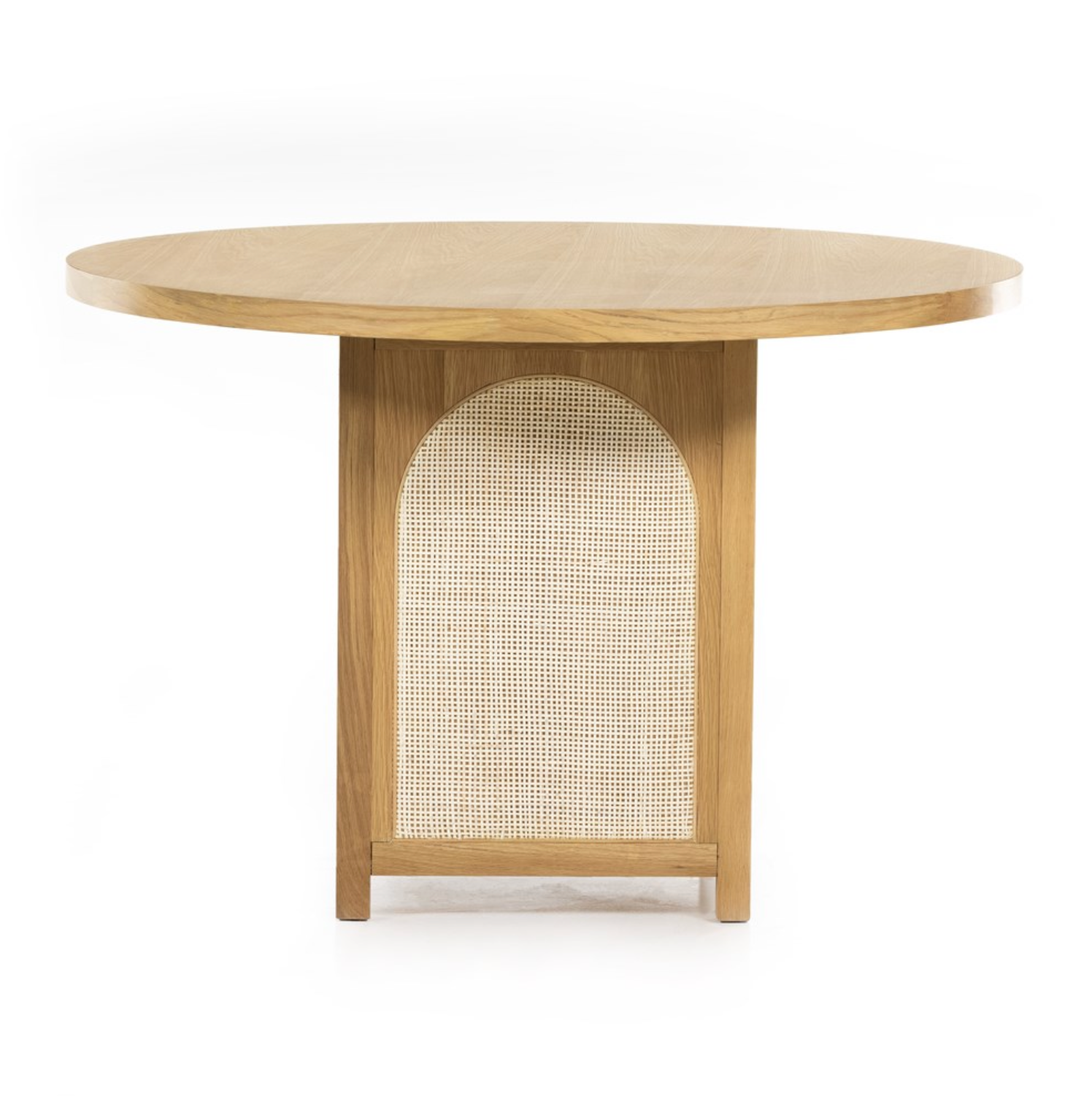 Allegra Dining Table - Honey Oak Veneer