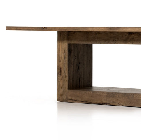Perrin Dining Table 93-Rustic Fawn