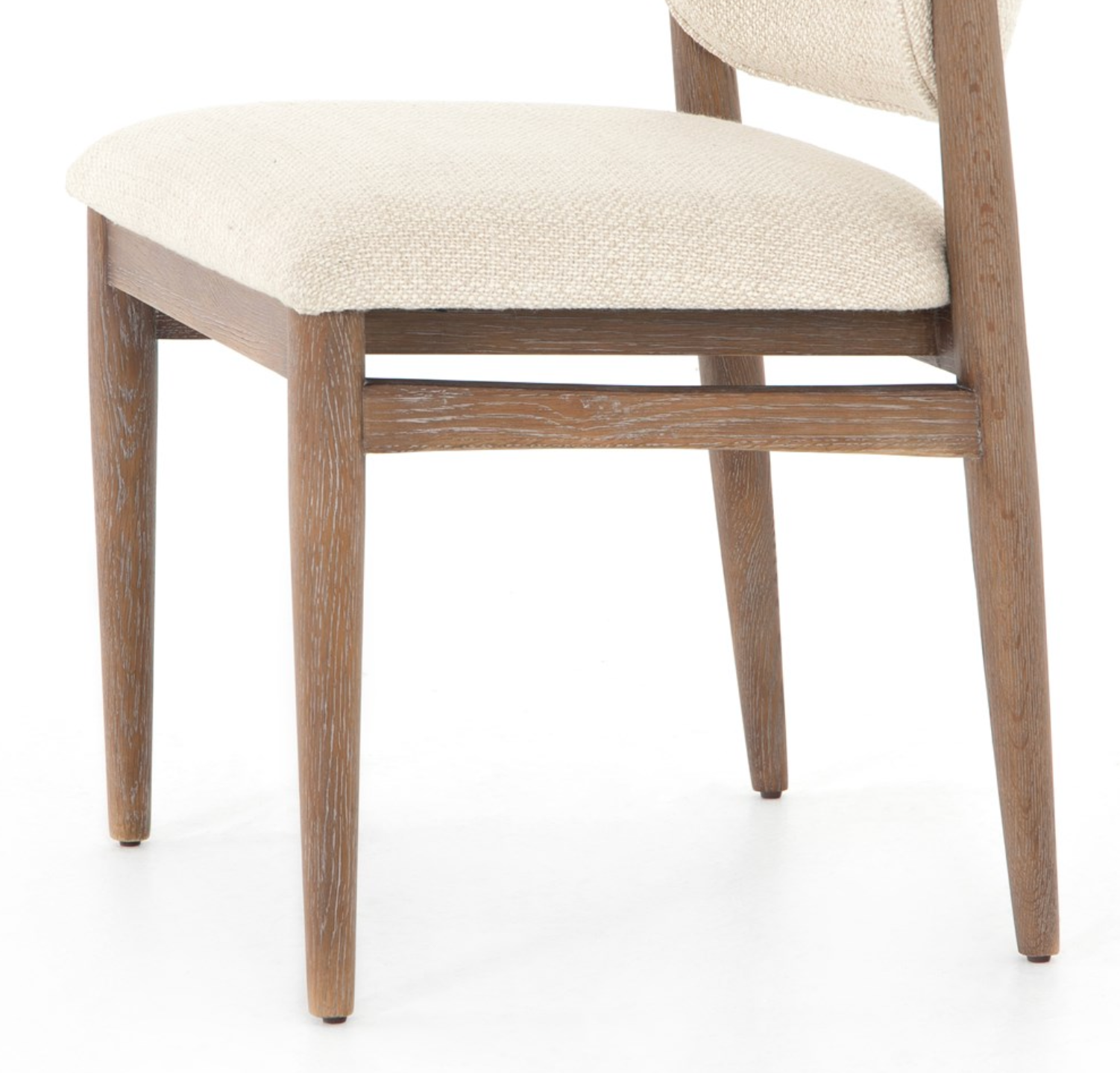 Wood Upholstered Dining Chair with Performance Fabric