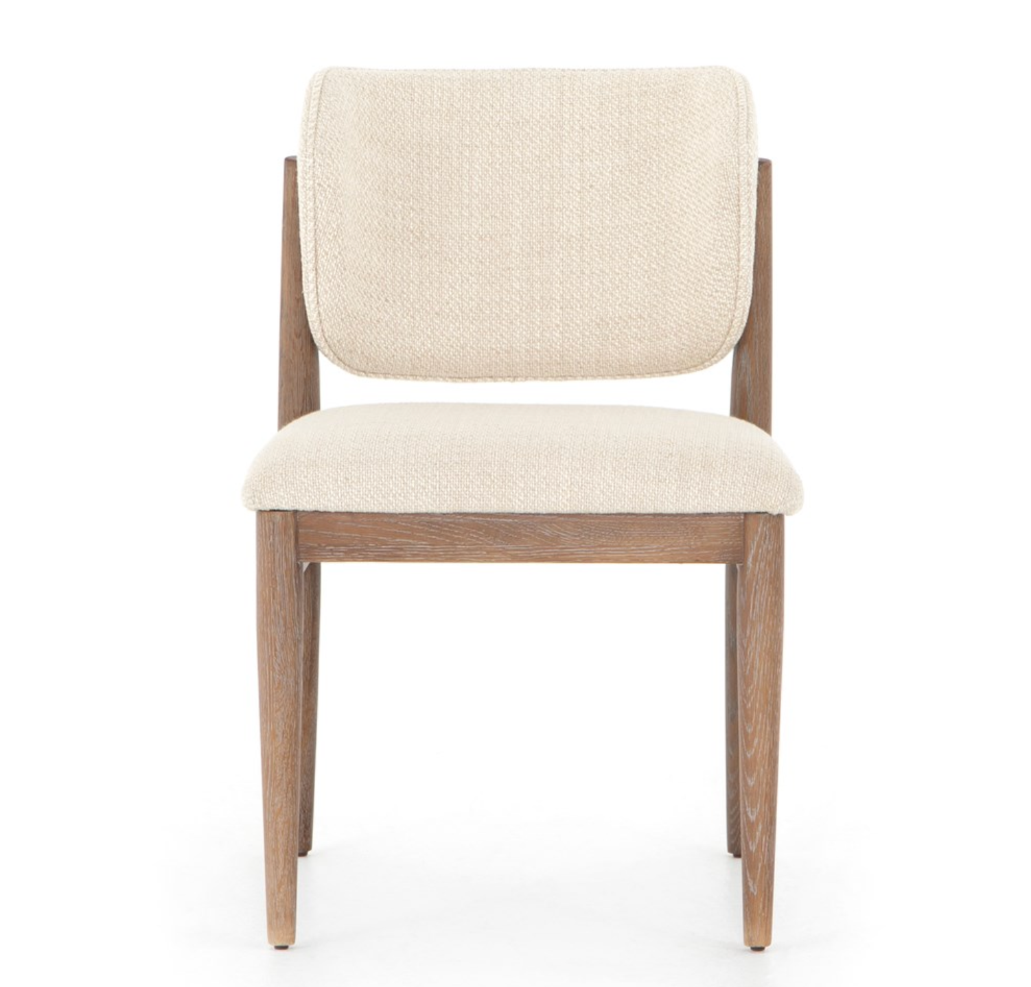 Wood Upholstered Dining Chair with Performance Fabric