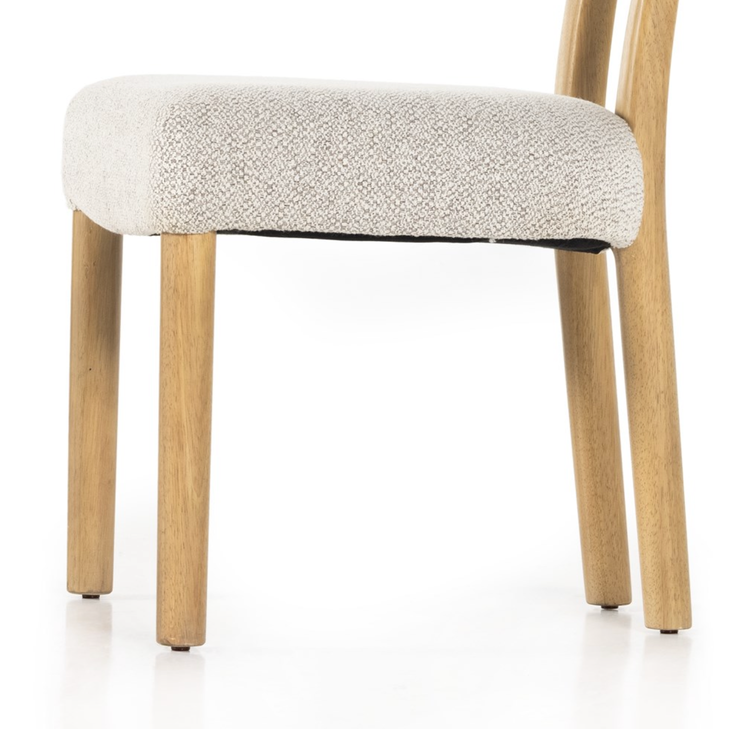 Ziady Brunswick Pebble Upholstered Wood Dining Chair