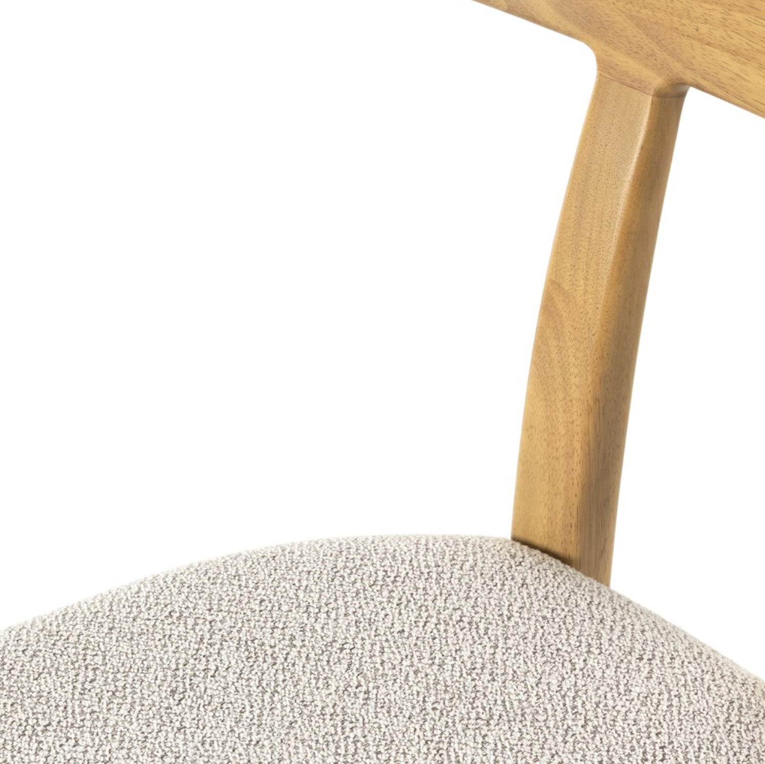 Ziady Brunswick Pebble Upholstered Wood Dining Chair