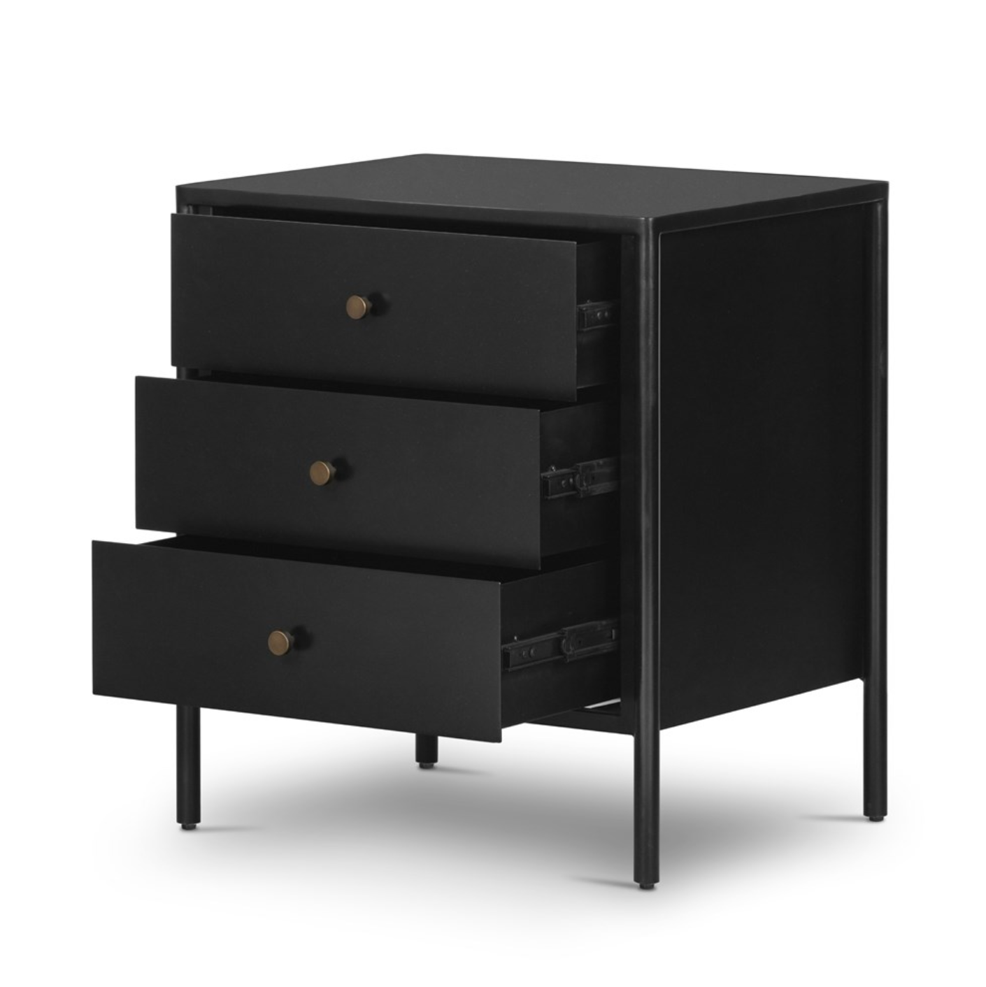 Harmon Metal Nightstand (24")