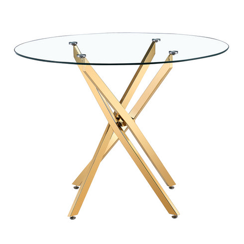 GLASS STAR TABLE GOLD