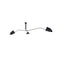 Serge Mouille Three-Arm Ceiling Lamp (Reproduction)