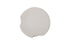 Slice Round White Stone Stool