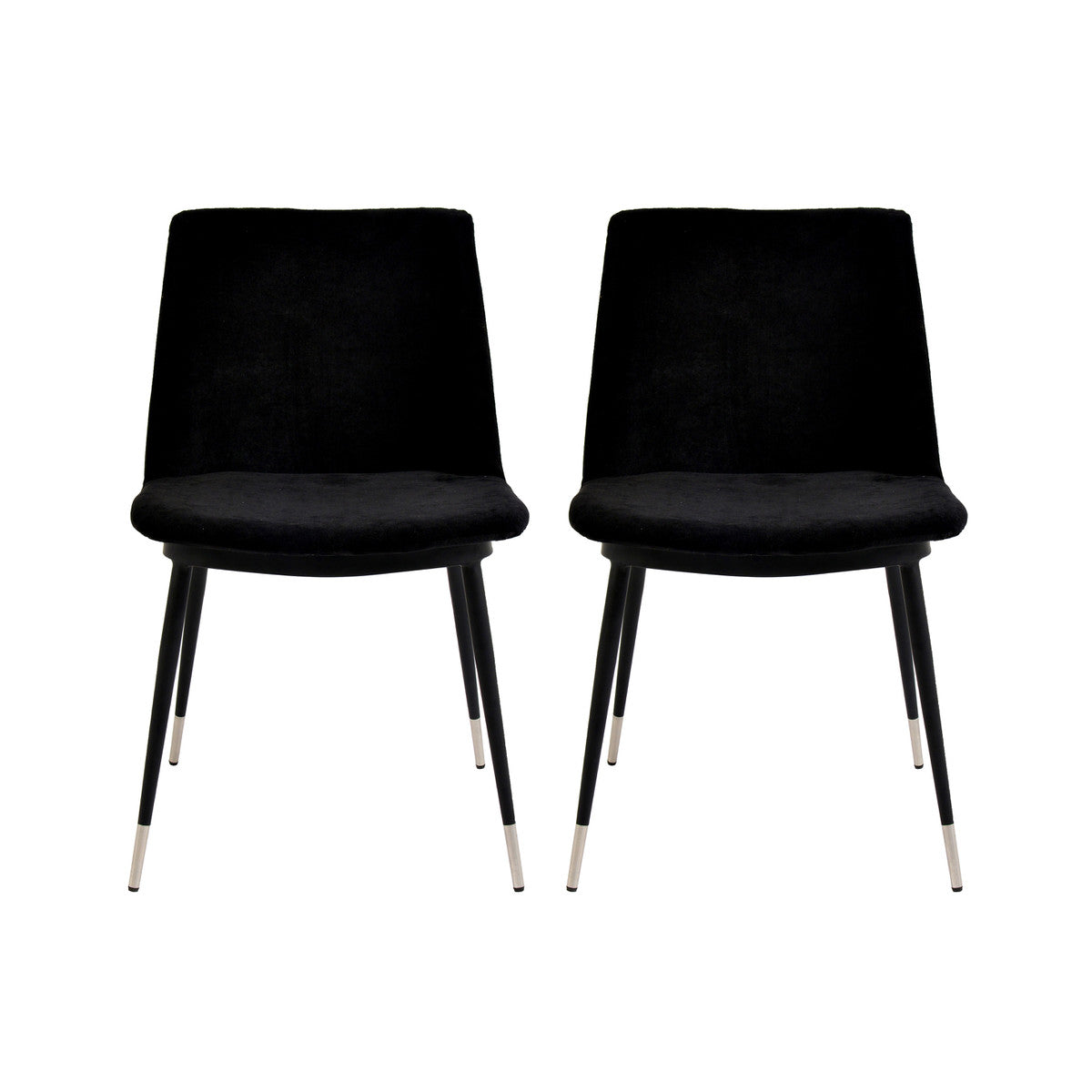 Evora Velvet Chairs (Set of 2)