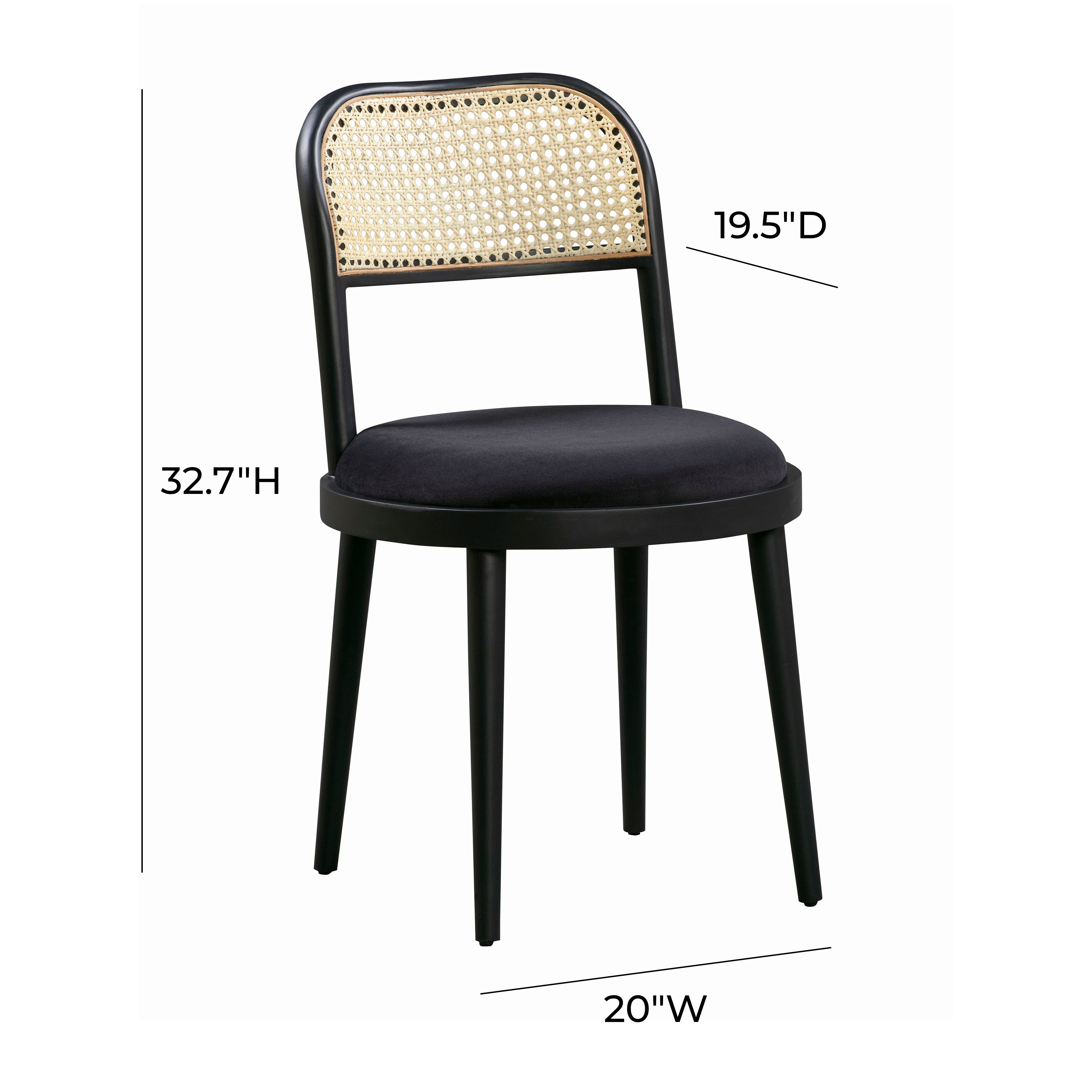 Brava Cane Dining Chair